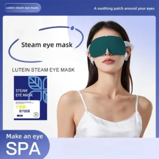 1/5/10 unids/set mascarilla de ojos de vapor de luteína compresa caliente opaca mascarilla de ojos para dormir mascarilla de ojos de vapor alivia la tensión ocular cuidado de los ojos del trabajo