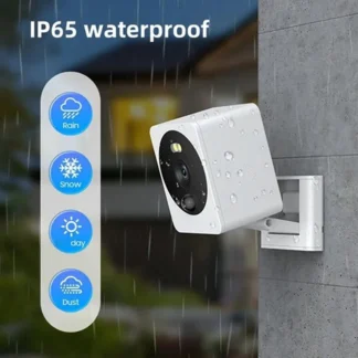 Mini cámara de seguridad Tuya Wifi 3MP HD detección de movimiento Color visión nocturna cámara CCTV impermeable