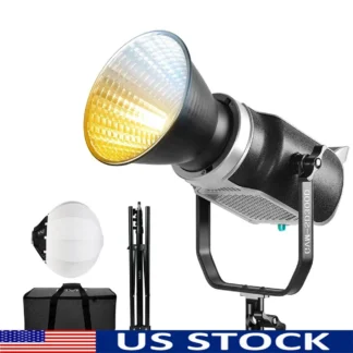 Kit de luz LED para vídeo COB de 300W, Softbox, iluminación para fotografía, 2700K-7500K, brillo ajustable, 12000Lux, Control por aplicación, 8 luces