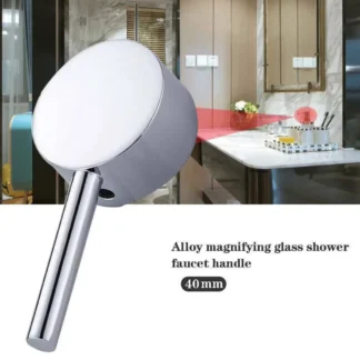 Manija de repuesto de manija de grifo de agua de palanca de viaje, aleación de Zinc para cocina, productos de baño, cromado, liso, brillante