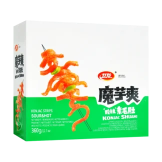 WEILONG-bocadillo vegano con base de Konjac, comida caliente y Sour, 12,7 oz cada uno, 6 paquetes