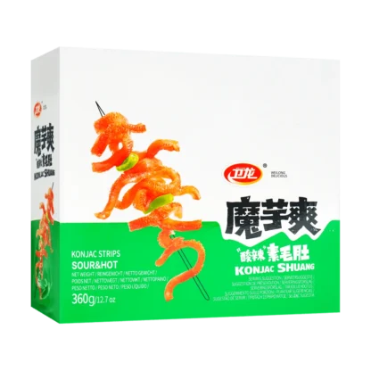 WEILONG-bocadillo vegano con base de Konjac, comida caliente y Sour, 12,7 oz cada uno, 6 paquetes