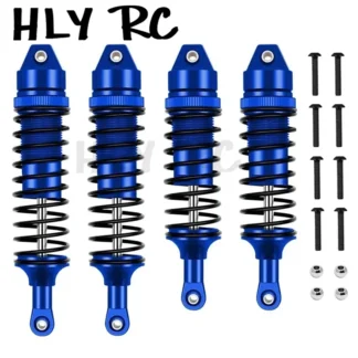 Amortiguador delantero y trasero de Metal completo para Traxxas Slash 4X4 VXL 2WD Rustler Stampede Hoss 1/10 RC piezas de actualización de coche
