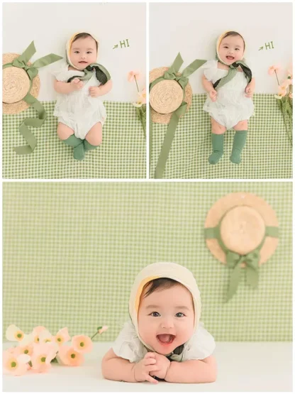 Ropa de fotografía para bebé, mono de 100 días, accesorios de fotografía para bebé de 0 a 3 meses