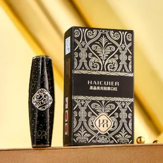 Haizuier Black Crystal Soft Light Mist Lipstick la pasta suave y delicada no es fácil de quitar el maquillaje Soft Mist Lipstick