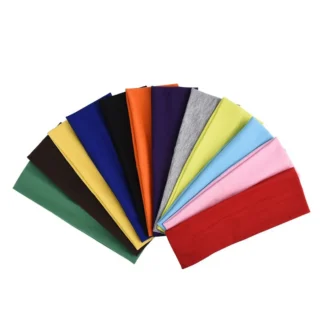 Diademas elásticas de algodón para Yoga, 12 Uds., para adolescentes, niñas y mujeres, hombres (Color aleatorio), diademas deportivas