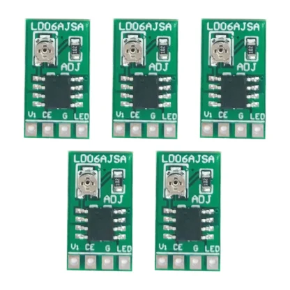 AU35 5 uds 30-1500MA controlador LED de corriente constante ajustable DC 3,3 V 3,7 V 4,2 V 5V Placa de Control PWM módulo de alimentación Buck