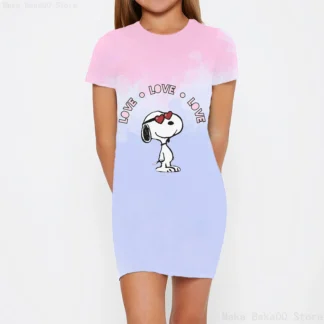 Vestido de princesa de fiesta de cumpleaños para niñas, vestido ajustado de cuello redondo de Disney, vestido de bebé de 2 a 14 años, gran oferta
