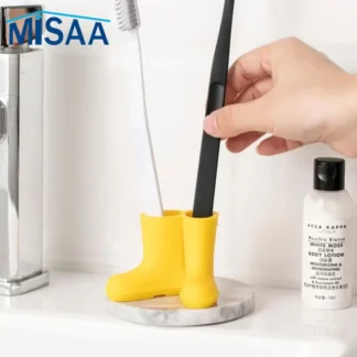 Estante de almacenamiento para niños, organizador divertido e innovador de dibujos animados, diseño de Botas de lluvia, productos de baño creativos bonitos