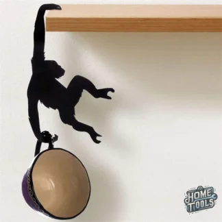 Gancho de pared, gancho para ropa, ganchos para colgar puertas de cocina, colgador de llaves en forma de mono, gancho para toallas de almacenamiento, perchero para baño y cocina