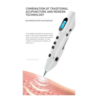 Estimulador de puntos de acupuntura A69, dispositivo de masaje con pluma piezoeléctrica, máquina de diagnóstico de terapia meridiana de acupuntura sin agujas (508BH)