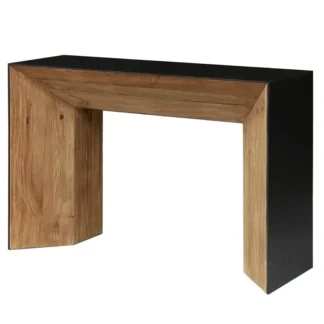 Mesa de centro, mesa consola estilo francés de pasillo de madera maciza moderna de lujo de diseño minimalista