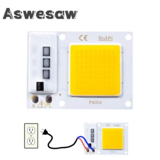 Chips Led Cob para 220 módulos bombillas Led 220v direccionables Ws2812 Leds para chip de foco Puces led 1 Uds blanco cálido F4054