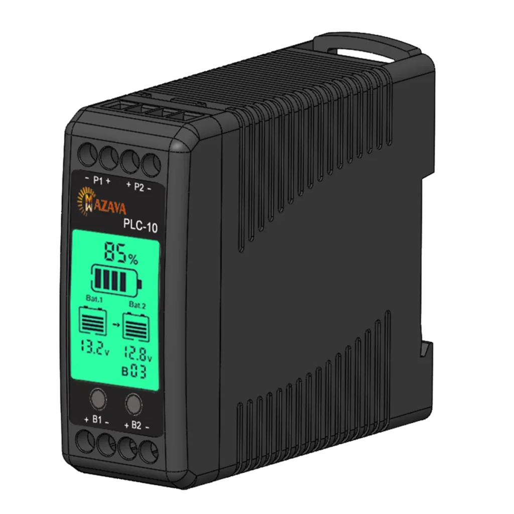 Mazava PLC-10 ecualizador de batería Gel activo AGM plomo ácido Li Li-Ion LiFePO4 balanceador de batería 2S 2P 12 24 36 48 96 V-Sunrise