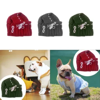 Gorro de invierno para mascotas, gorro de Cosplay para perros, regalo de cumpleaños para mascotas, accesorios para fotos para caminar