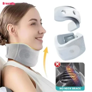 Almohada Cervical con soporte para el cuello, esponja suave ajustable, espuma duradera para aliviar el dolor Cervical, avión, viajes, siesta, salud