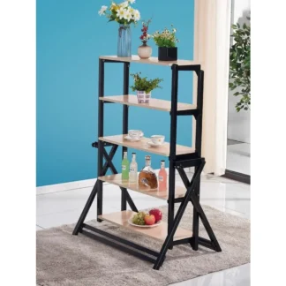 Mesa plegable Transformable multifuncional, estantería de varias capas, estante de balcón, telescópico móvil