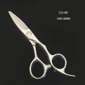 Mini deslizador, tijeras profesionales para cortar cabello, 440C CU-45, 4,5 pulgadas