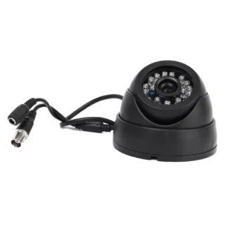 Cámara de vigilancia PAL para interiores, dispositivo de seguridad CCTV, color negro, 1/3 ", CMOS 700TVL, 24 LED, corte IR, 3,6mm