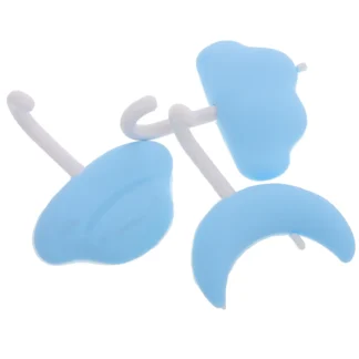 3 uds. Ganchos sin perforación para puerta de dormitorio, Gel de sílice para el hogar, almacenamiento creativo para niños