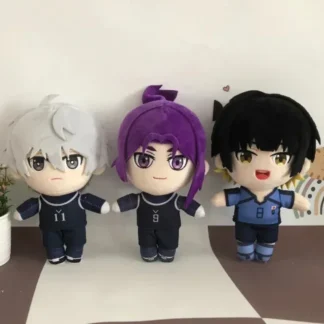 Juguetes de Peluche con cerradura azul, Anime Seishiro Nagi Reo Mikage Isagi Yoichi, muñecos de Peluche, figuras de Peluche de dibujos animados, almohada, regalos de navidad