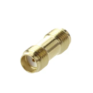 Conector adaptador RF SMA hembra a hembra recto