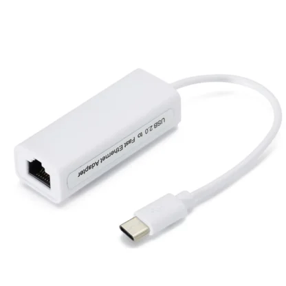 T82C gran oferta tarjeta de red USB tipo C a Rj45 100M convertidor de tarjeta de red sin controlador adaptador de Cable de red adaptador Ethernet A