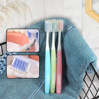 1 Uds. Cepillo de dientes de ortodoncia para adultos, cepillo Dental de limpieza suave, cepillos de dientes de cerdas suaves, cepillo Interdental, herramienta de limpieza