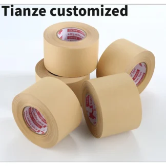 10 piezas. Cinta impresa personalizada, cinta de papel de sellado de cartón Kraft reforzado, cinta kraft reforzada con engomado activado