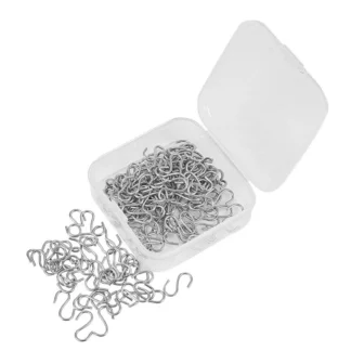 Mini ganchos en forma de S para manualidades, conectores de Metal, colgadores de gancho de alambre para manualidades, joyería colgante, llavero y etiquetas, 150 unidades