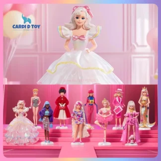 Pop Mart Barbie serie de moda caja ciega muñeca de moda Rock 'N' Roll Barbie sirena muñeca figura de acción personalizado niñas regalo juguete