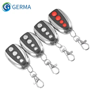 GERMA-duplicador de Control remoto automático inalámbrico, frecuencia ajustable, 433 MHz, copia de clon, mando a distancia para puerta de basura