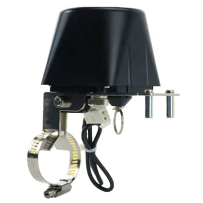 Válvula manipuladora de tubería de gas automática eléctrica T35C DN15 DN20 DN25 para alarma de agua y gas Válvula de bola de corte de apagado de 12 V(A)