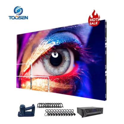 TOOSEN 4K 8K pared de vídeo LED para interiores P1.5 P1.8 P2 P3 Panel LED pantalla a todo Color pantalla LED publicitaria montada en la pared de alta gama