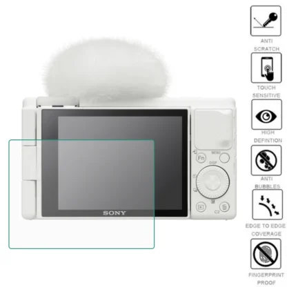 Cubierta protectora de pantalla para Sony, película suave y transparente, PET, 3 piezas, para ZV-1/1F/E10/E1 ZV1 II A6700 Alpha 6700 7C/R/2 A7C A7CII A7CR