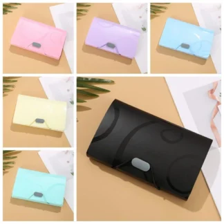 Bolsa de órgano a rayas de arcoíris, cuerda de resorte resistente al desgaste, bolsa de almacenamiento de archivos A6, impermeable, paquete de facturas de gran capacidad, almacenamiento de documentos