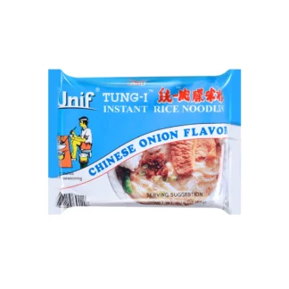 Unif tang-i fideos de arroz instantáneos con sabor a cebolla china, 2,18 oz * 12 paquetes, 12 paquetes