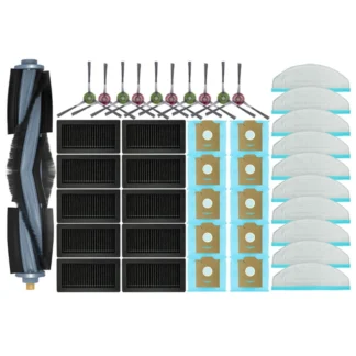 Accesorios para Robot aspirador Yeedi Cube/Yeedi CC, bolsa de polvo, rodillo, cepillo lateral, filtro Hepa, mopa, paños, trapo
