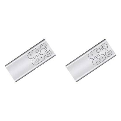 2X Control remoto de repuesto adecuado para Dyson AM11 TP00 purificador de aire ventilador sin hojas Control remoto plata