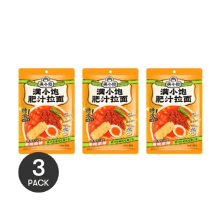 ManXiaoBao-TALLARINES de Ramen de caldo de hueso caliente y agrio, Stock Extra grueso, 10,58 oz * 2 paquetes * 3 [paquete de valor], 2 paquetes de 6 piezas