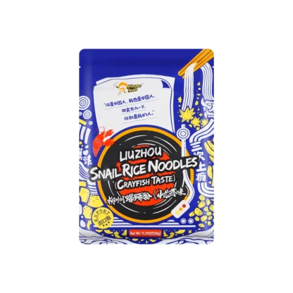 HAOHUANLUO-fideos de caracol, sabor a cangrejo, 320g cada uno, versión de exportación auténtica, 5 paquetes