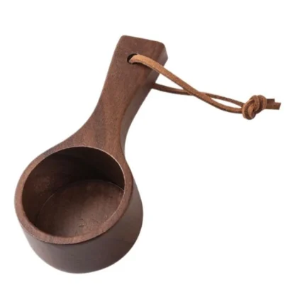 ATYP-Mini cuchara medidora de madera natural, cuchara medidora de té y café, cuchara medidora de azúcar y especias, herramienta medidora para cocina casera A