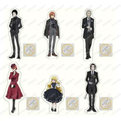 Juego Akutagawa Ryunosuke Nakahara Chuya Mori Ougai soporte acrílico muñeca Anime figura modelo placa Cosplay juguete para regalo
