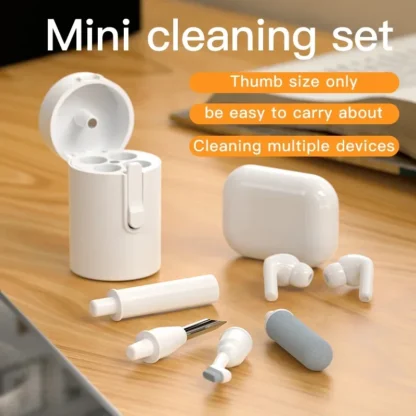 Juego de cepillos de limpieza de auriculares Bluetooth 5 en 1, estuche magnético portátil para auriculares Apple AirPods Pro SONY, Kit de limpieza de auriculares, nuevo