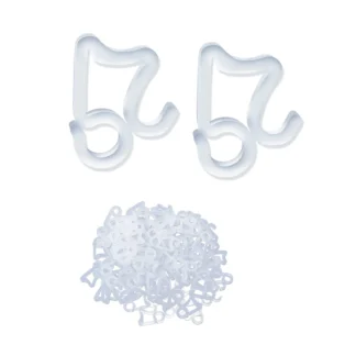 Clips de luz navideña A88M para exteriores, paquete de 100 clips de luz navideña, para luces de cadena exteriores, luces de carámbanos para colgar en el techo