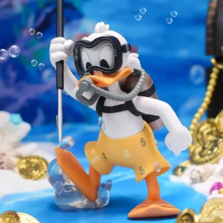 Nuevo Disney Morstorm serie móvil pato de buceo Scrooge Mcduck juguetes de moda regalos lindos hechos a mano decoración de escritorio regalos para niños