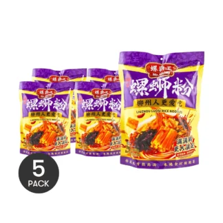 LUOBAWANG-perlla de fideos de arroz Luosi, 5 paquetes, 12,70 oz * 5 paquetes
