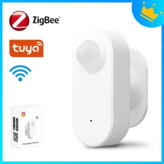 Tuya ZigBee Sensor de movimiento PIR, Detector infrarrojo inalámbrico, alarma antirrobo de seguridad, Control por aplicación Smart life Compatible