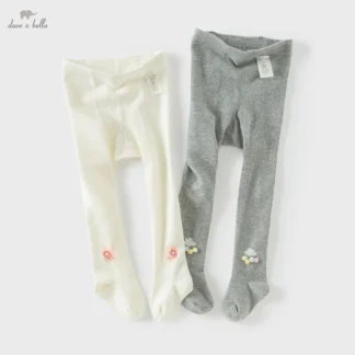 Dave Bella-mallas para bebé para niña, pantimedias elásticas para niño, medias estampadas, fiesta encantadora, exterior, suave, DB, novedad de primavera 2025 1250414