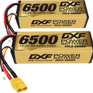 Batería Lipo DXF 4S 15,2 V 140C 6500mAh XT90 enchufe rígido LCG para 1/8 Buggy grafeno Truggy todoterreno coche barco camión carreras